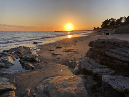 Coucher de Soleil au camping Sarzeau