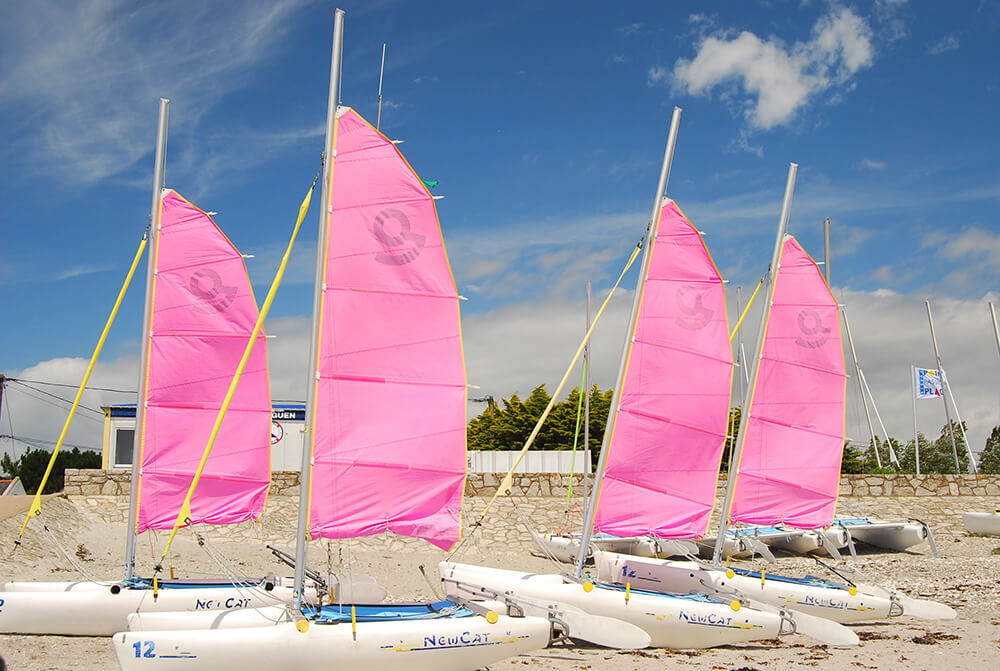 Voiliers de l'école de voile