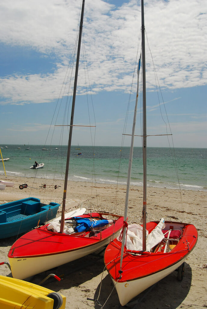 Bateaux de l'école de voile